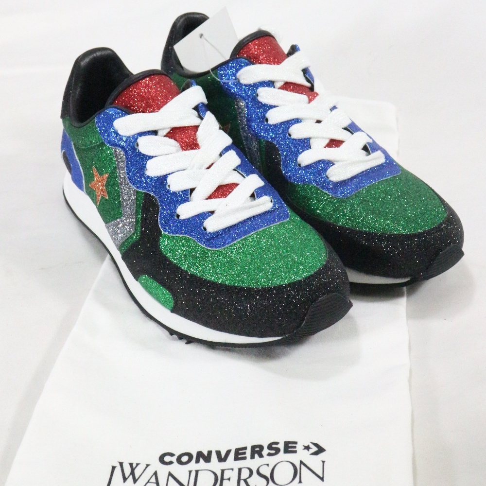 CONVERSE J.W. Anderson x Thunderbolt Green Sneakers Sz 5.5. Wmn 7 Men - Picture 6 of 8